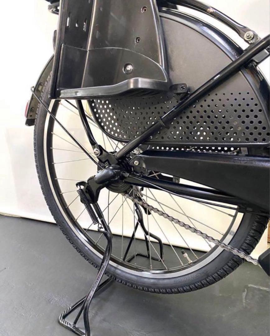 1年保証 ブリヂストン　ハイディ2 26インチ　子供乗せ　黒　電動アシスト自転車