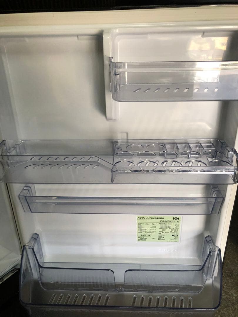 ▲【美品】AQUA AQR-SV27M 冷凍冷蔵庫　2022年製