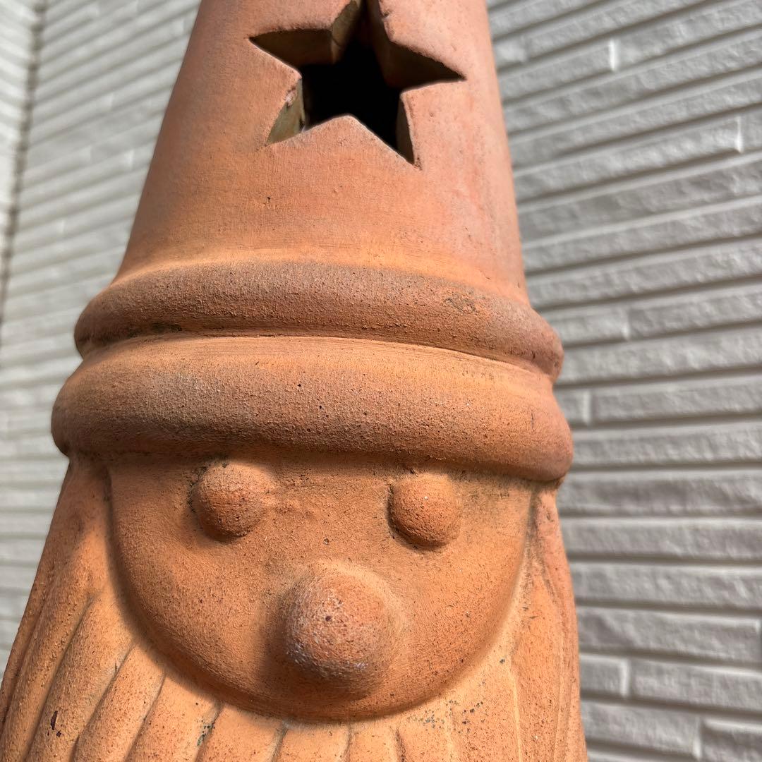 値下げ テラコッタ オーナメント ガーデニング 雑貨 星 イルミ レア 置物