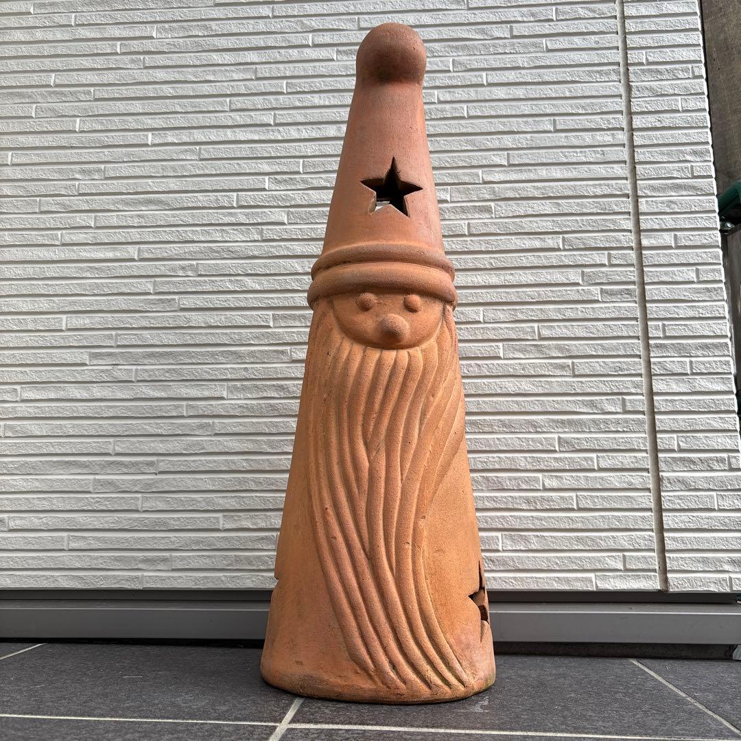 値下げ テラコッタ オーナメント ガーデニング 雑貨 星 イルミ レア 置物