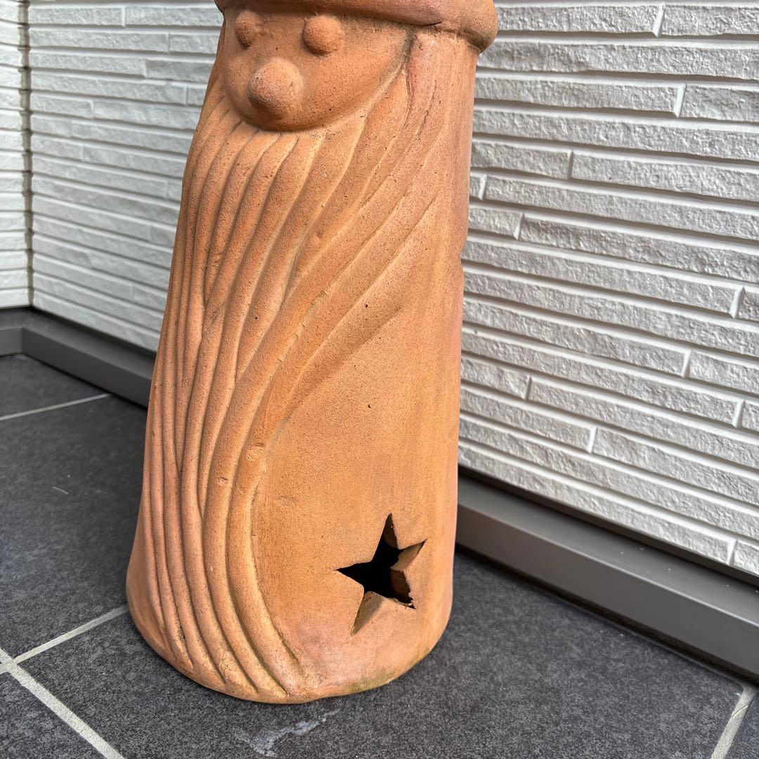 値下げ テラコッタ オーナメント ガーデニング 雑貨 星 イルミ レア 置物