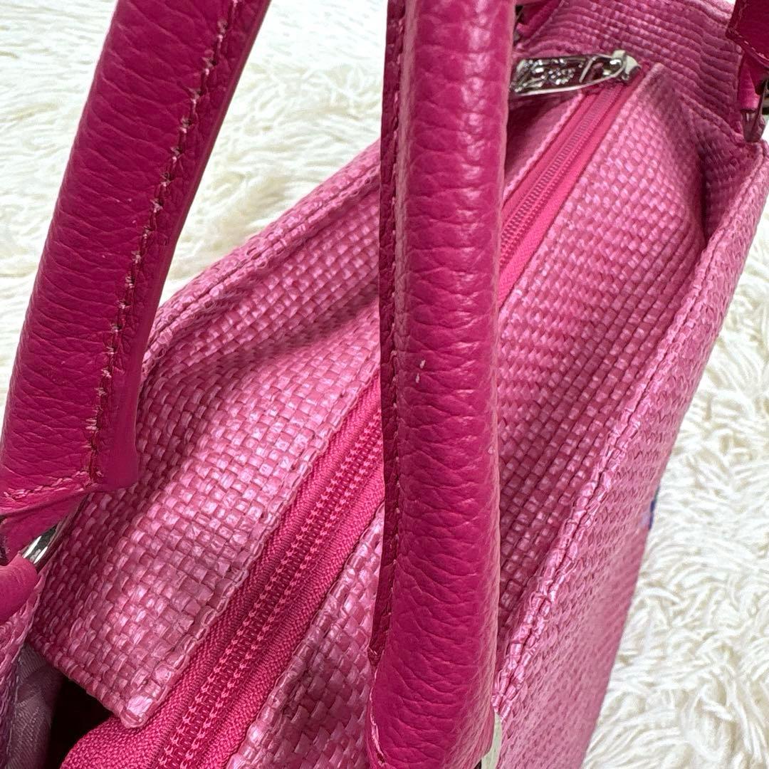 美品、シンクビー、Think Bee!、カゴバッグ、ソチミルコ、メキシコ、刺繍