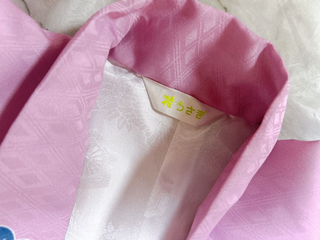 豪華刺繍入り花うさぎブランド♡七五三　5歳　男の子　紫　パープル　ゴールド