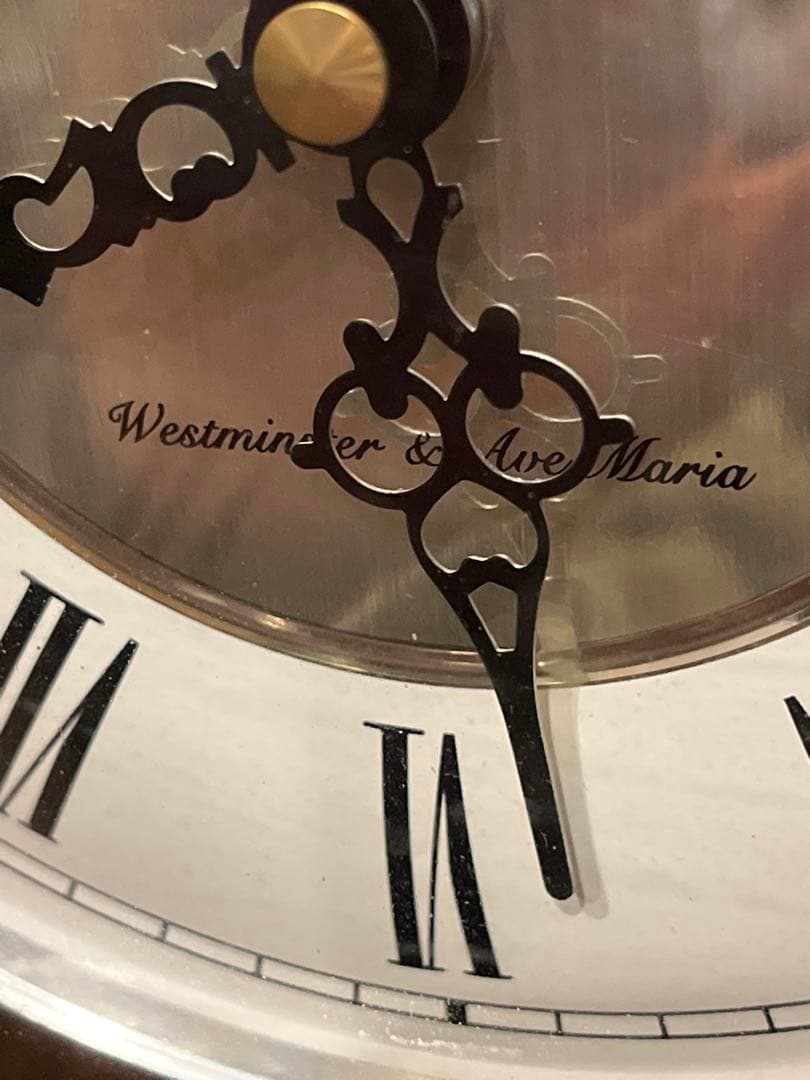 BULOVA ブローバ 置時計 クオーツ チャイム 木製 クラシック 振り子時計