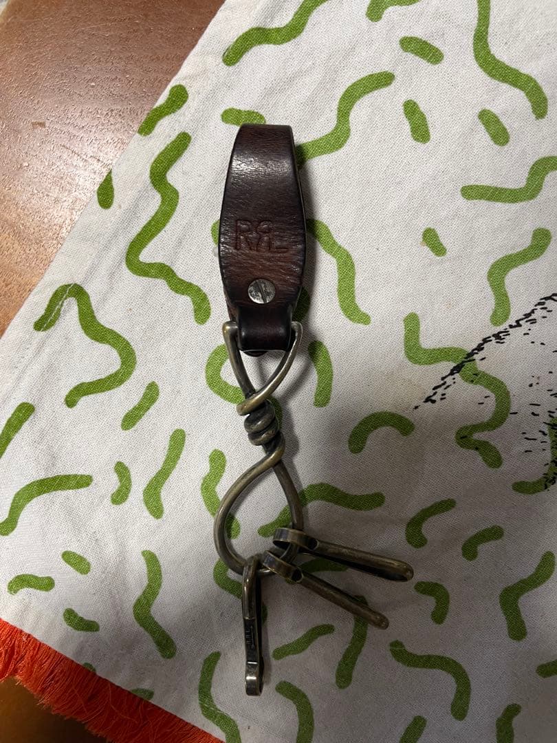 RRL レザー キー フォブ
