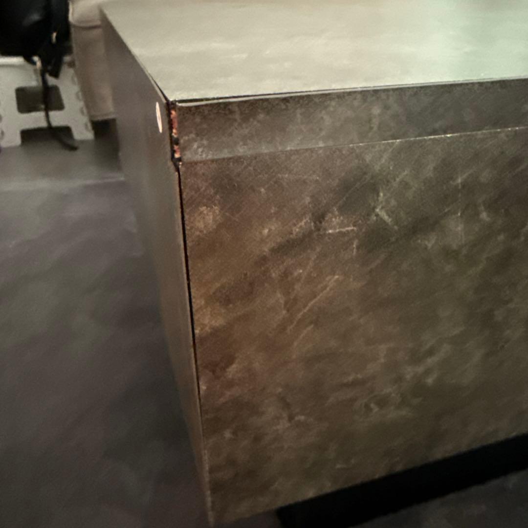 EMOOR 引出し収納付きセンターテーブル グレー