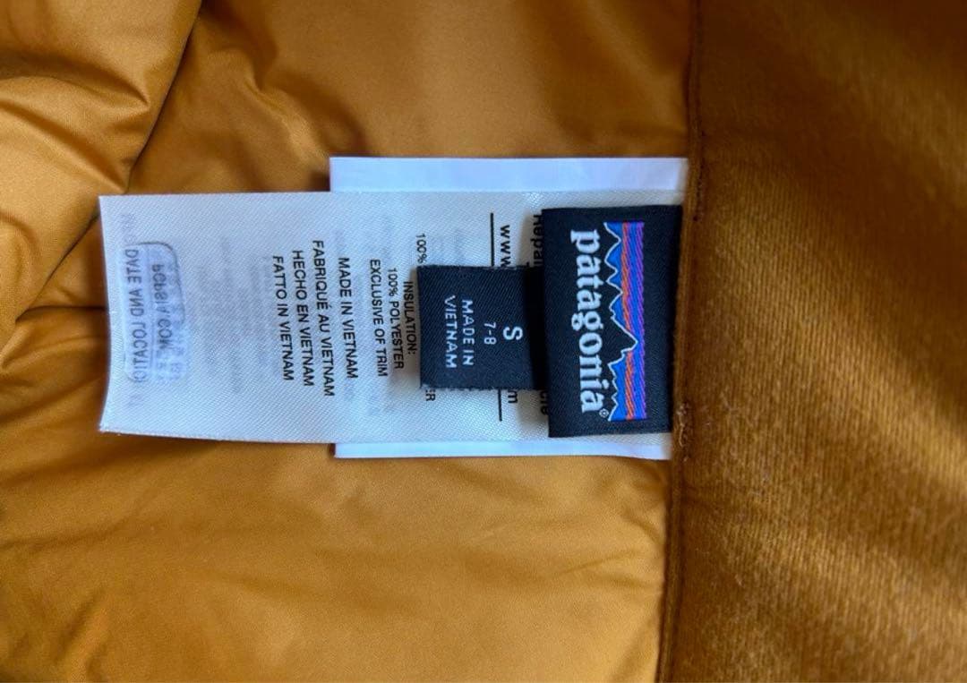 専用　パタゴニア 子ども用スキーウェア ボードウェア　上のみSサイズ