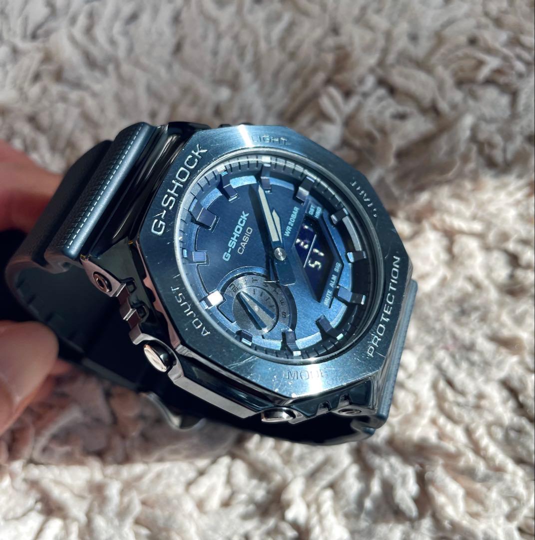 G-SHOCK メタルカバードGM-2100N-2AJF ネイビー