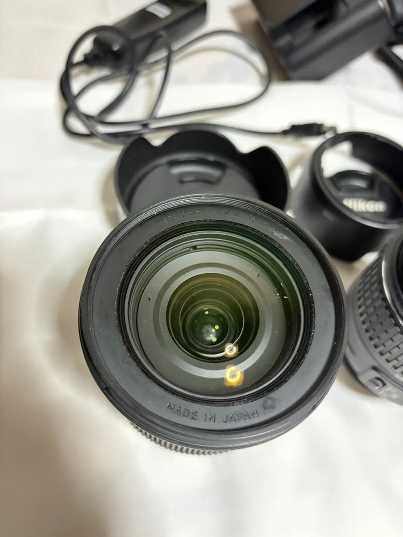 NikonD7200レンズ2本セットSIGMA17-70mm付属品完備おまけ付