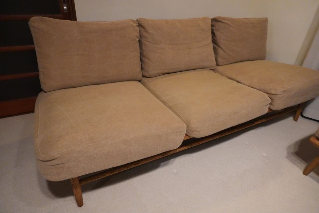 【りょーすけ】取置中のため購入不可となります。モモナチュラルクラウドソファ