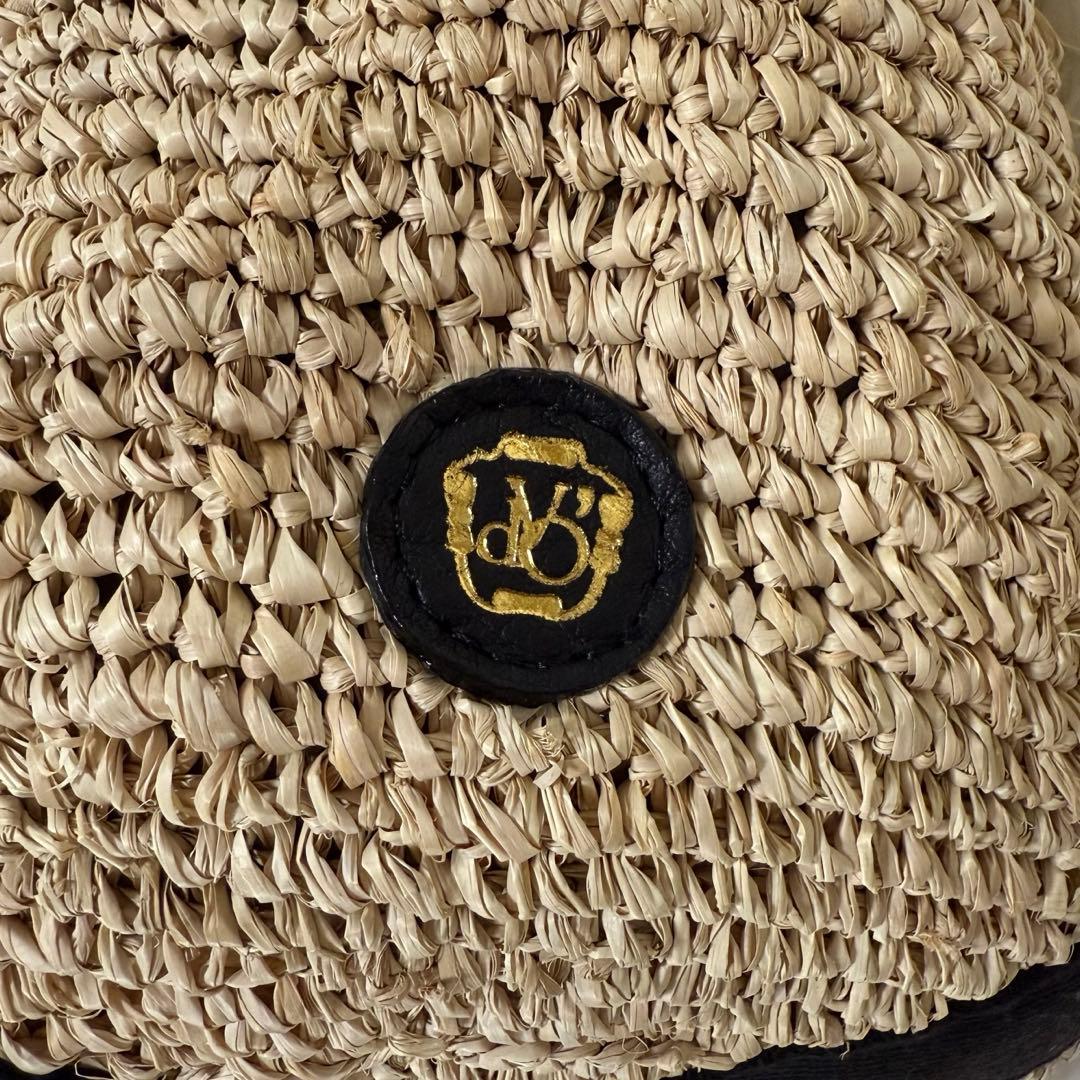 ヴィオラドーロ SANDRO かごバッグ ラフィア ベージュ V-8087