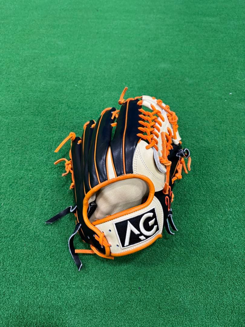 今が大チャンス❗️ AG硬式特殊重心グローブ　オーダー外野用VREAXシール加工済