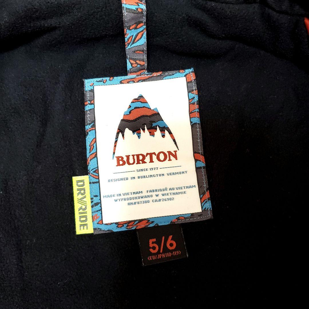 【3点セット】BURTON 子ども用スノーボードウェア　上下セットお尻パッド付き