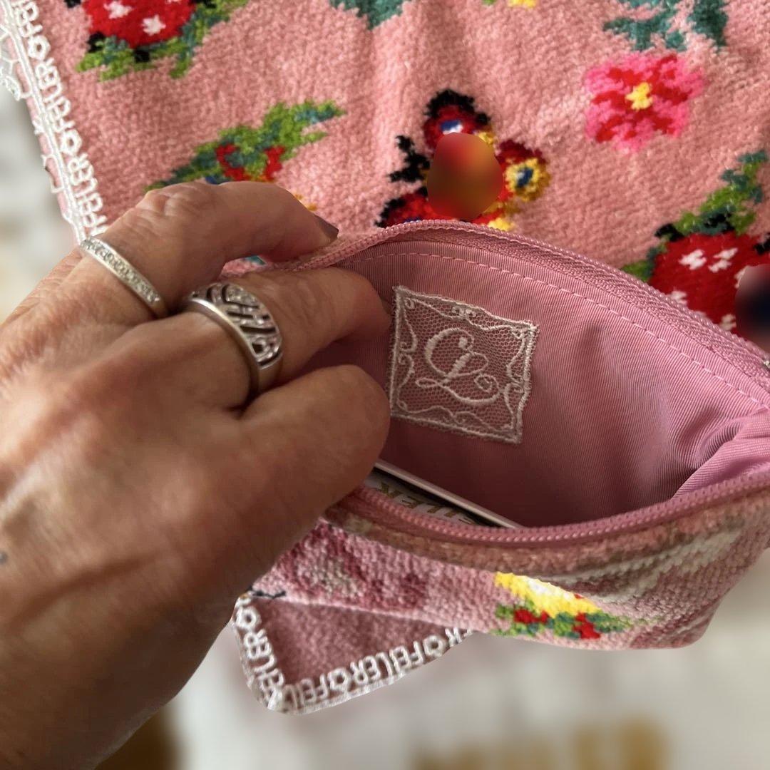 フェイラーハイジ近沢レースコラボ ハンカチ＆ティッシュポーチ【新品】