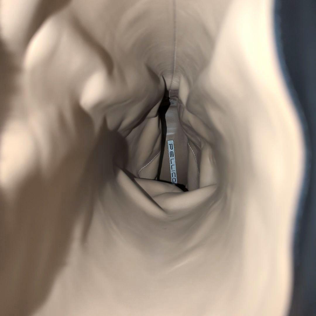 【美品】ペリーコ　メトロ　ロングブーツ　ポインテッドトゥ　チャンキーヒール　黒