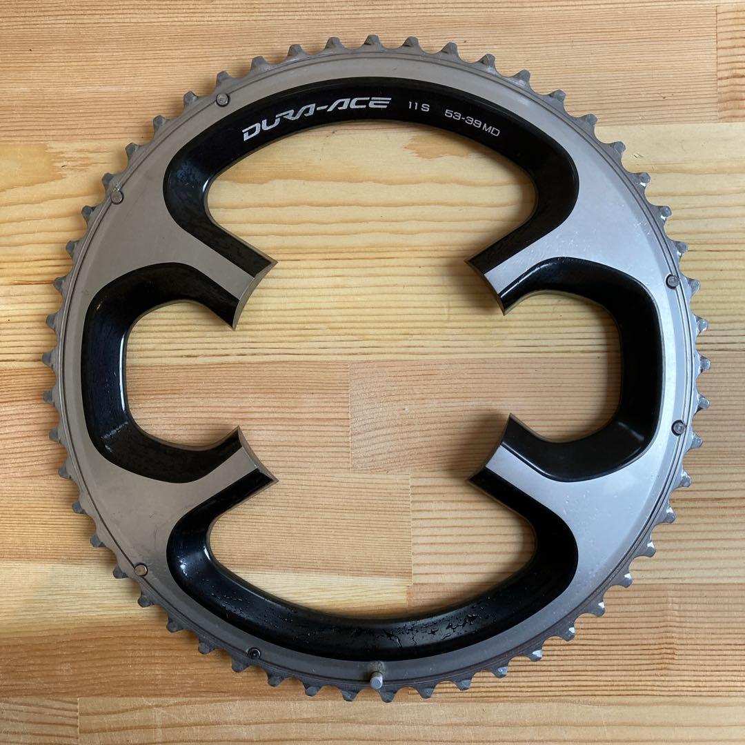 シマノ　デュラエース　FC-9000 53-39T 2×11s チェーンリング