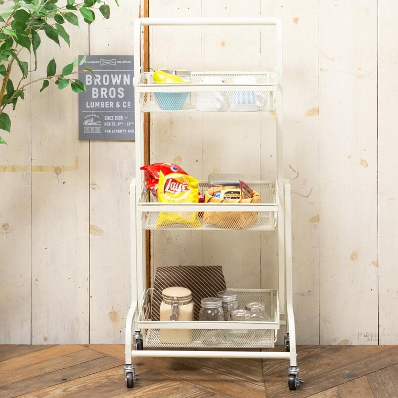 NGI WG RBS　収納ワゴン　グレー　収納ラック