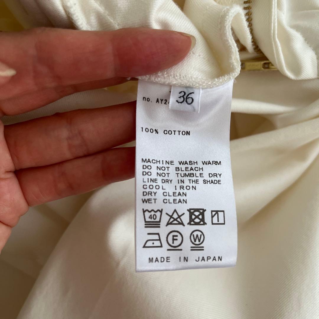 試着のみ Deuxieme Classe TUCK CHINO ワイドパンツ