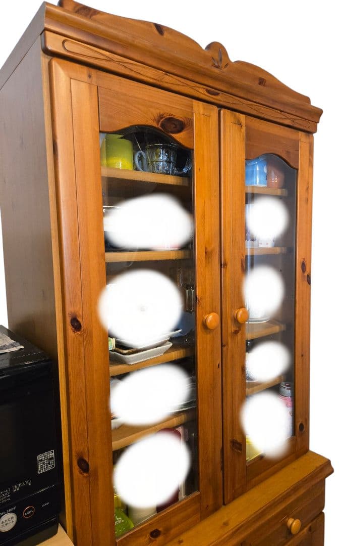 ⭐︎カントリー調 パイン材 食器棚 MADE IN JAPAN