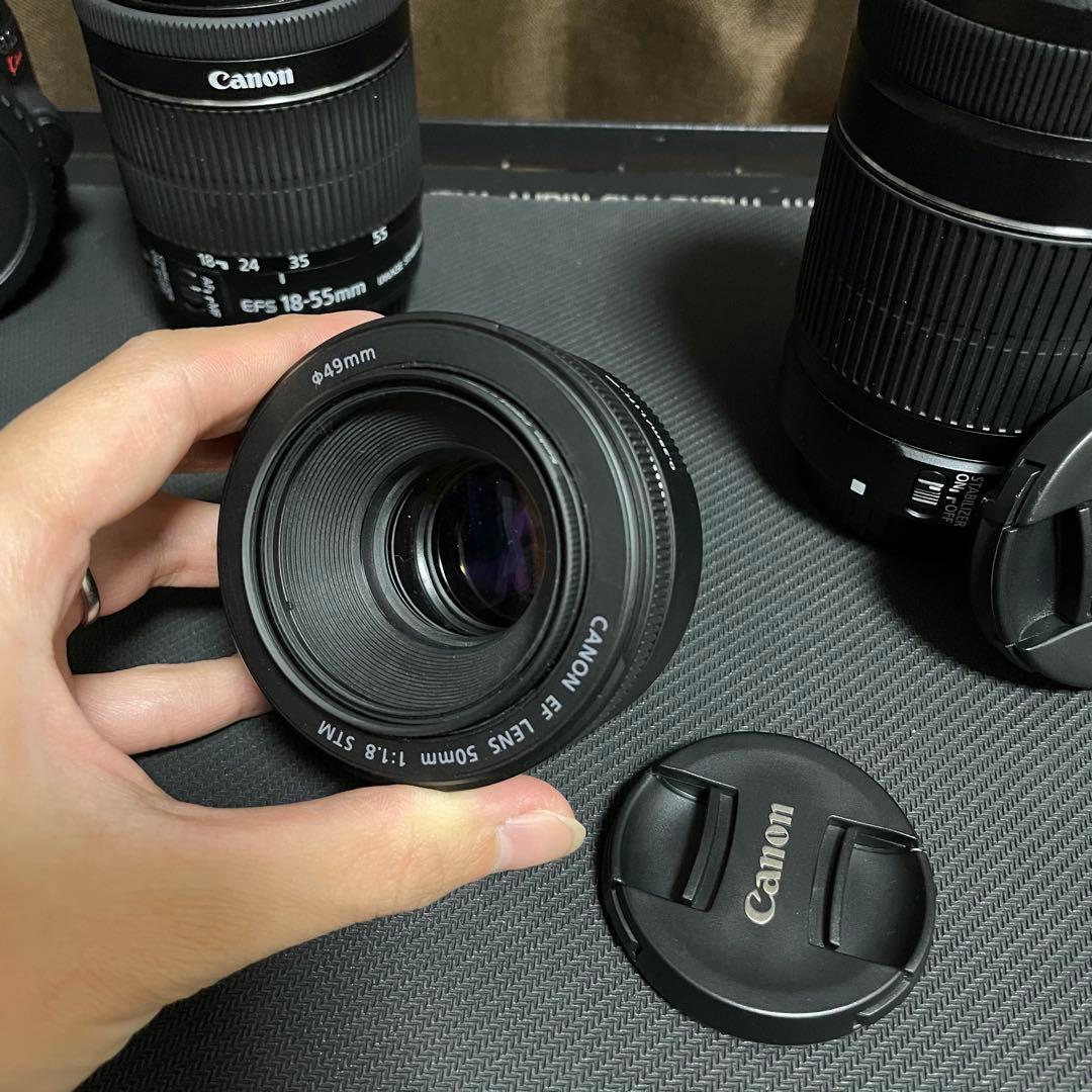 キャノンEOS Kiss X9 レンズ×3セット【中古品】