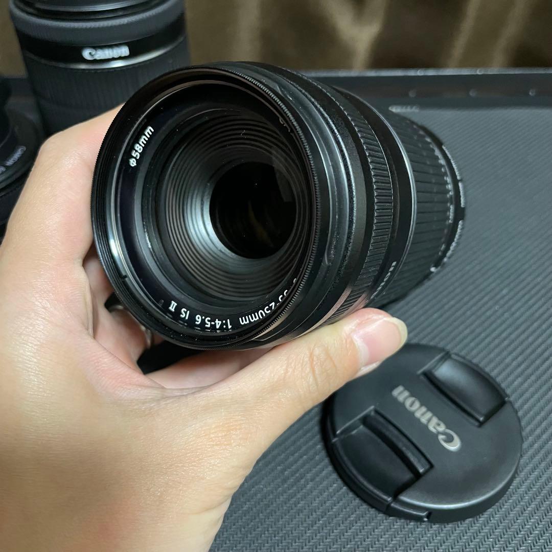 キャノンEOS Kiss X9 レンズ×3セット【中古品】