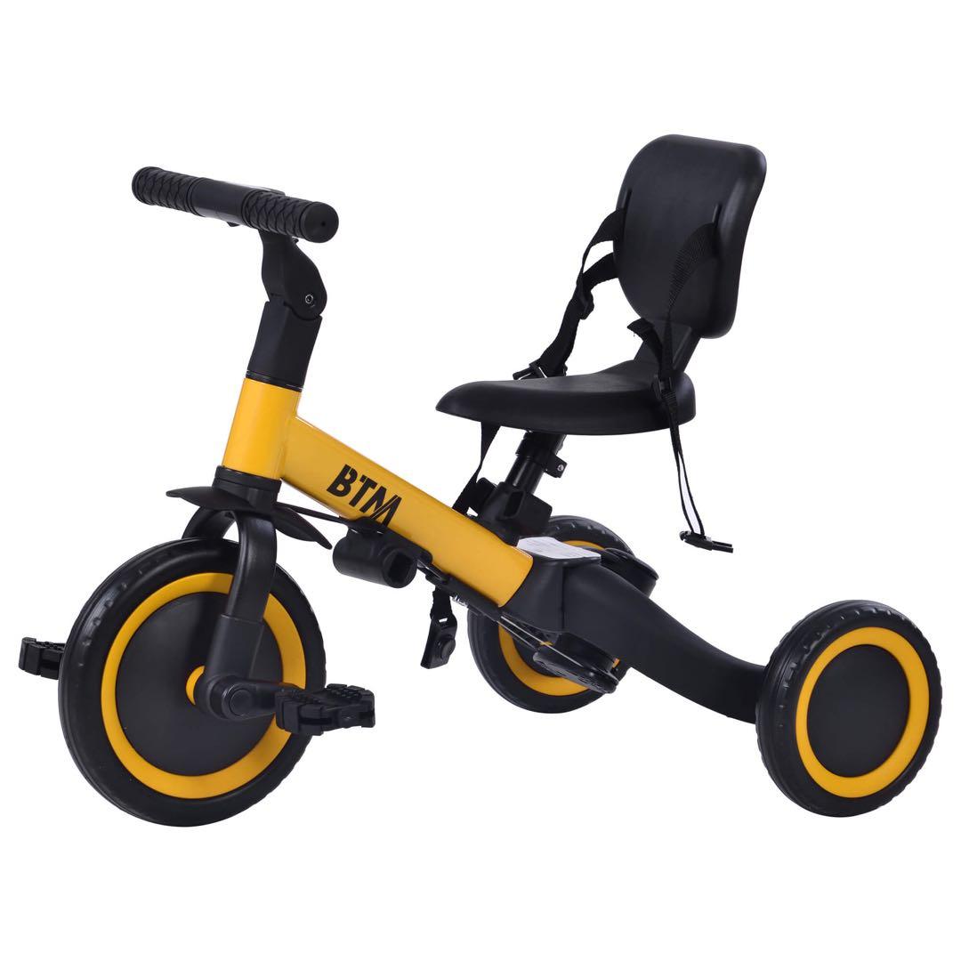 子供用3輪車 4in1 自転車 オリジナル 押し棒 ペダル コントロールバー付き