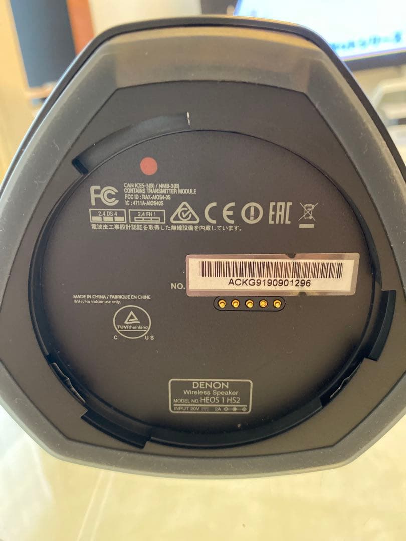 DENON ワイヤレススピーカーHEOS 1 Wi-Fi 高音質 別売付属 美品