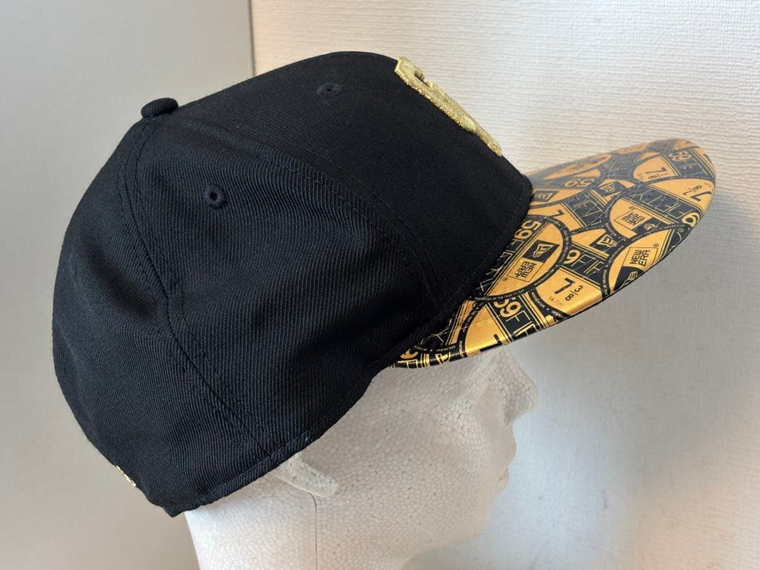 コラボ/中日ドラゴンズ/限定/キャップ/帽子/ニューエラ/ステッカー/ゴールド