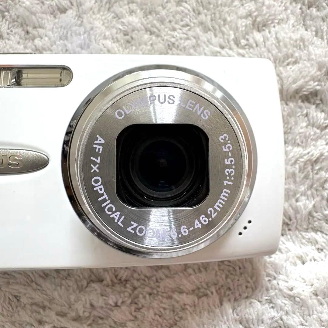 希少品【動作確認済】OLYMPUS オリンパス μ1020 レトロコンデジ 白
