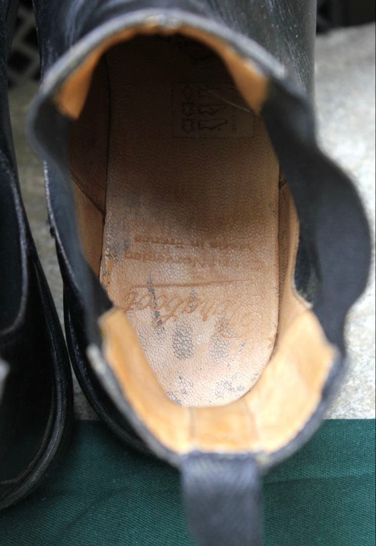 Paraboot VILLETTE ヴィレット ブラック サイドゴアブーツ