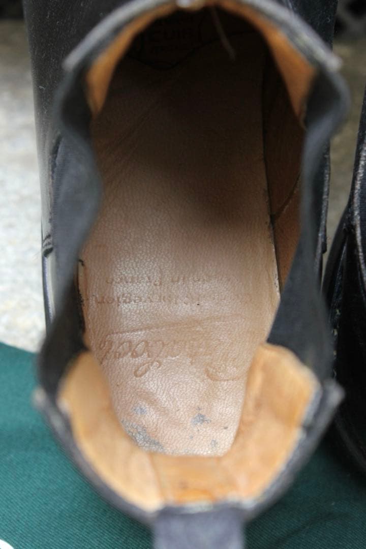 Paraboot VILLETTE ヴィレット ブラック サイドゴアブーツ