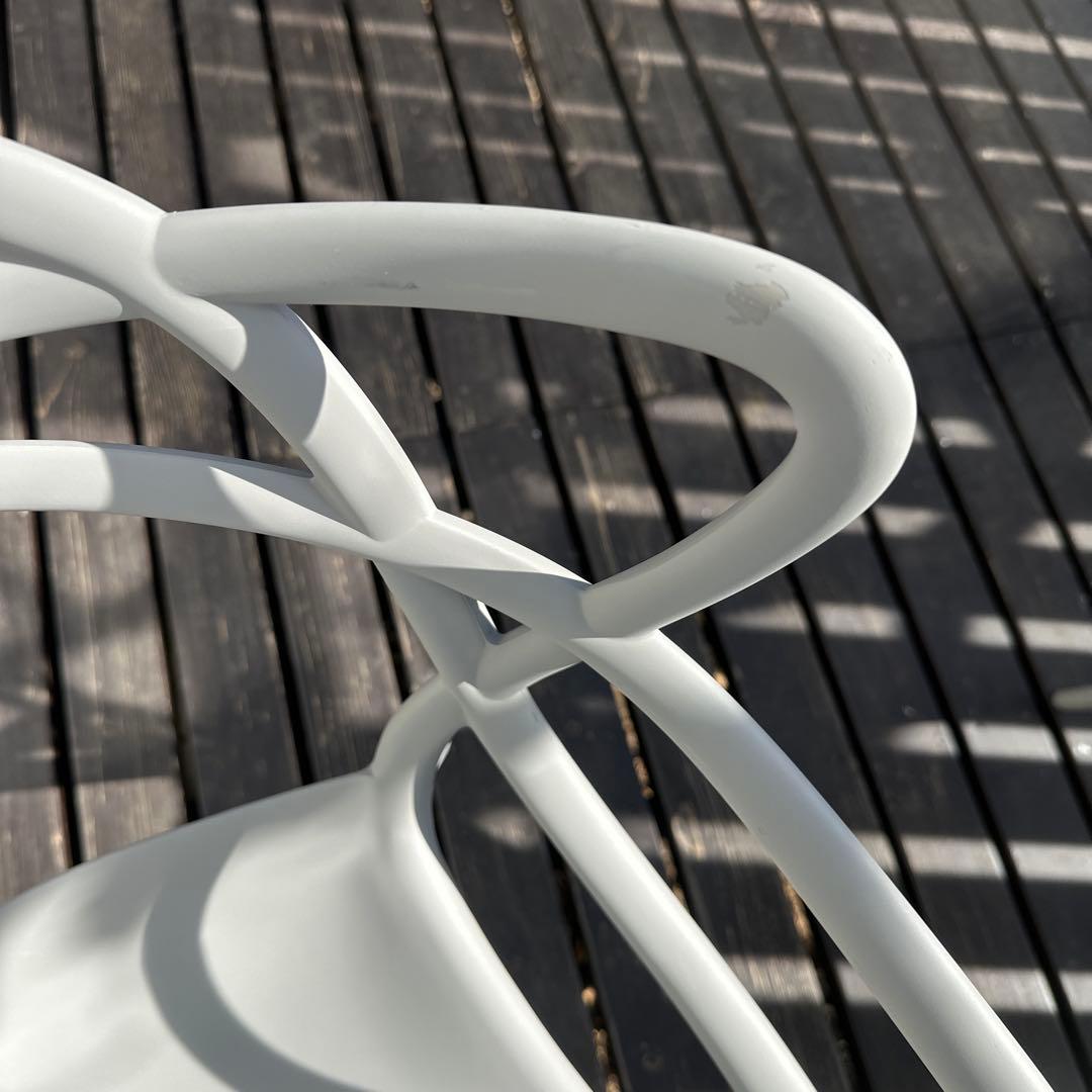 Kartell カルテル　マスターズチェア　グレー　２脚セット　ガーデンチェア