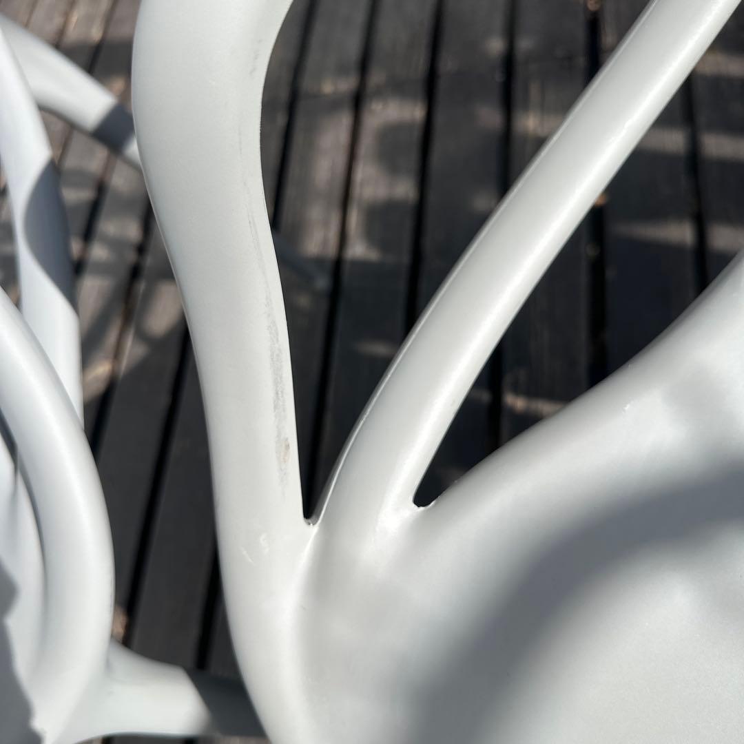 Kartell カルテル　マスターズチェア　グレー　２脚セット　ガーデンチェア