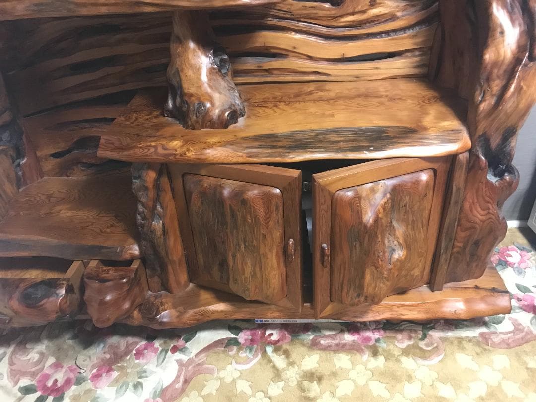 屋久杉 茶棚 希少　一点物　重厚