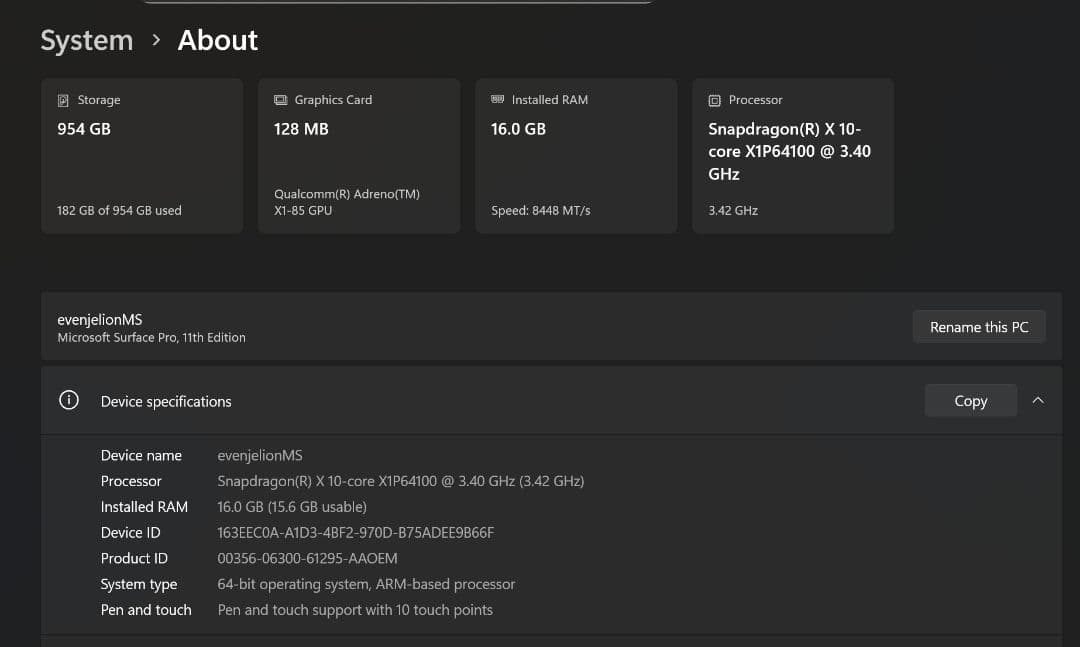 美品 Surface Pro 第11世代 ZHX-00011 完全なセット