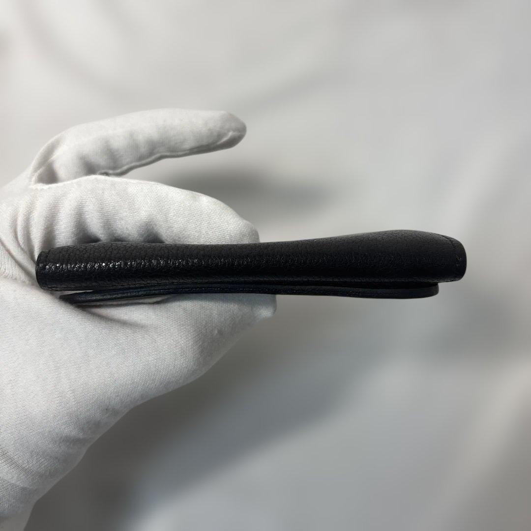 美品✨イルビゾンテ　IL BISONTE ブラック　名刺入れ　本革