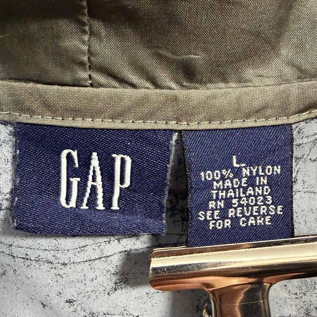 OLD GAPアノラックパーカーLネイビー90sオールドギャップ古着ナイロン