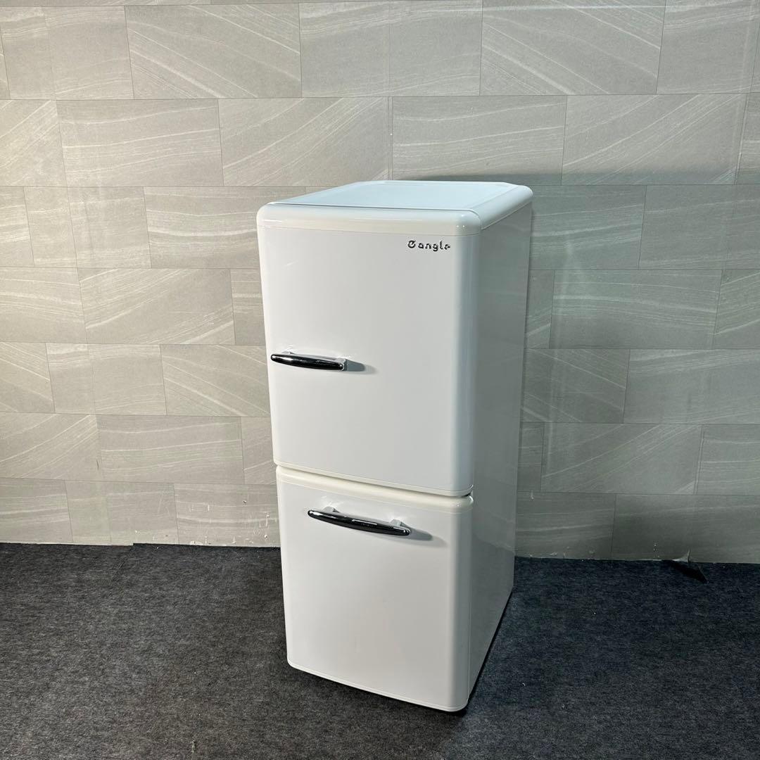 e angleレトロ調 冷蔵庫 ANG-RE151-A1 149L d3626