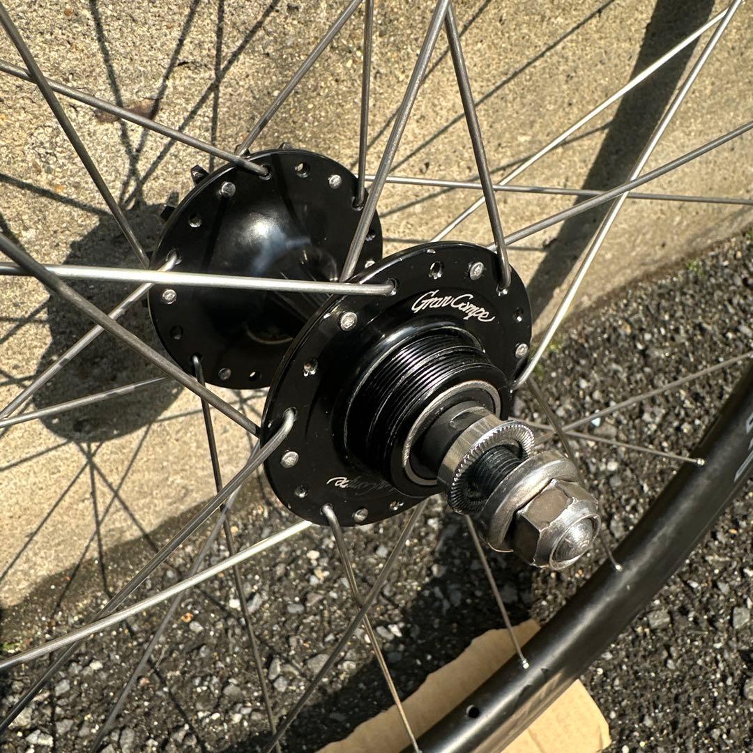 ピストバイク　カーボン　クリンチャー　ホイールセット　ATTAQUE 700c