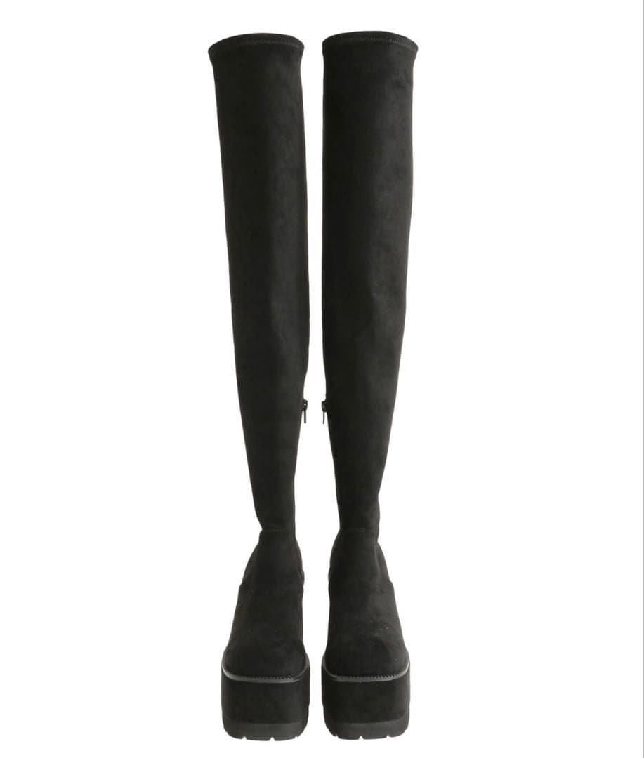 スクエアフィットロングブーツ