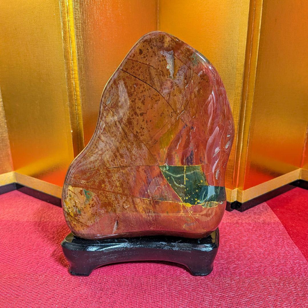 【ひろやん】 ジャスパー２石セット 鑑賞石 観賞石 盆石 天然石 鉱物