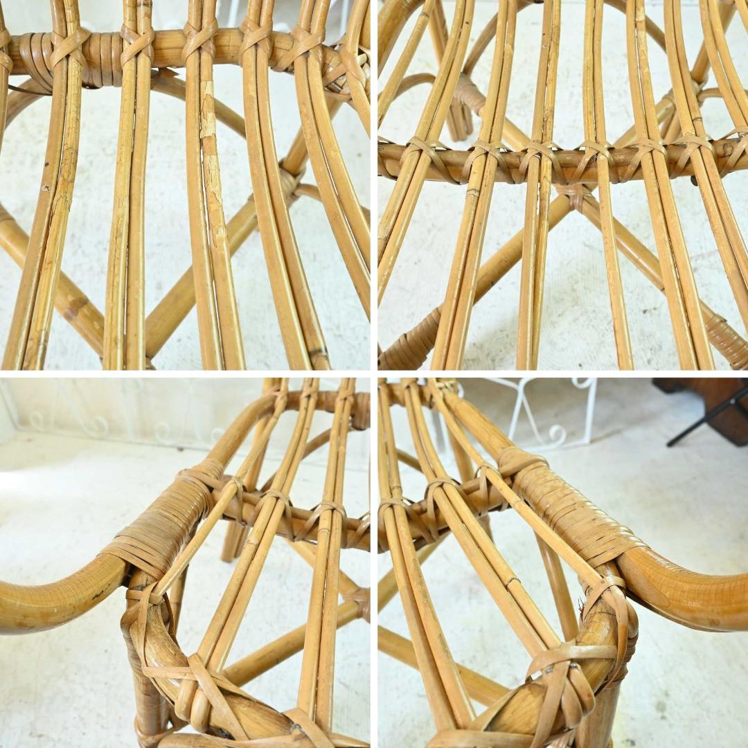 L3705-292 英国アンティーク バンブーチェア 一人掛けソファ アーム付き