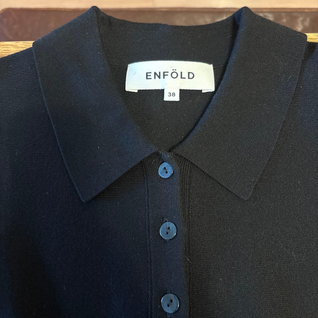 ENFÖLD ブラック シャツ 38