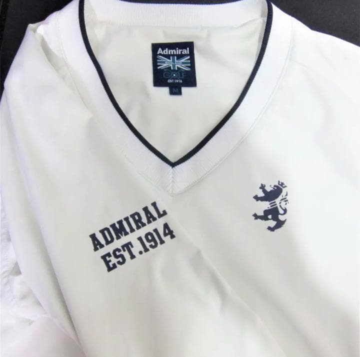 アドミラルゴルフ★スニード カバーオール 防風 撥水★ホワイト Mサイズ