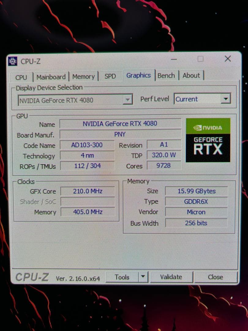 PNY GeForce RTX 4080グラフィックボード
