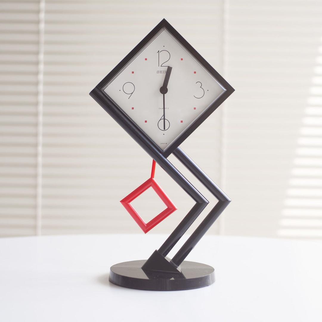 SEIKO ポストモダン 振り子 置き時計