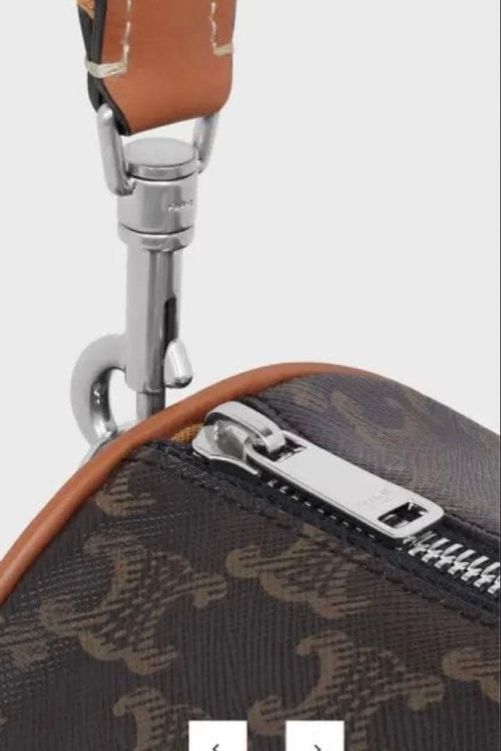 CELINE シリンダーバッグ トリオンフキャンバス ショルダー