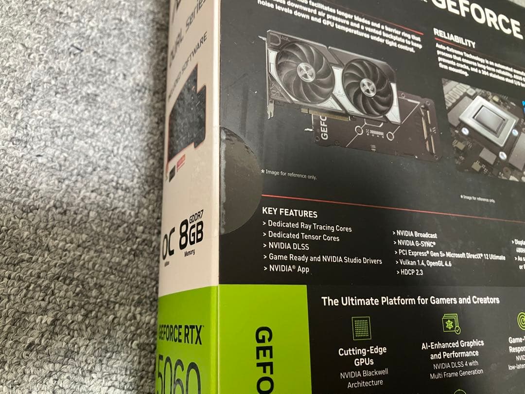 ASUS GeForce RTX 5060 OC版 8GB新品未開封