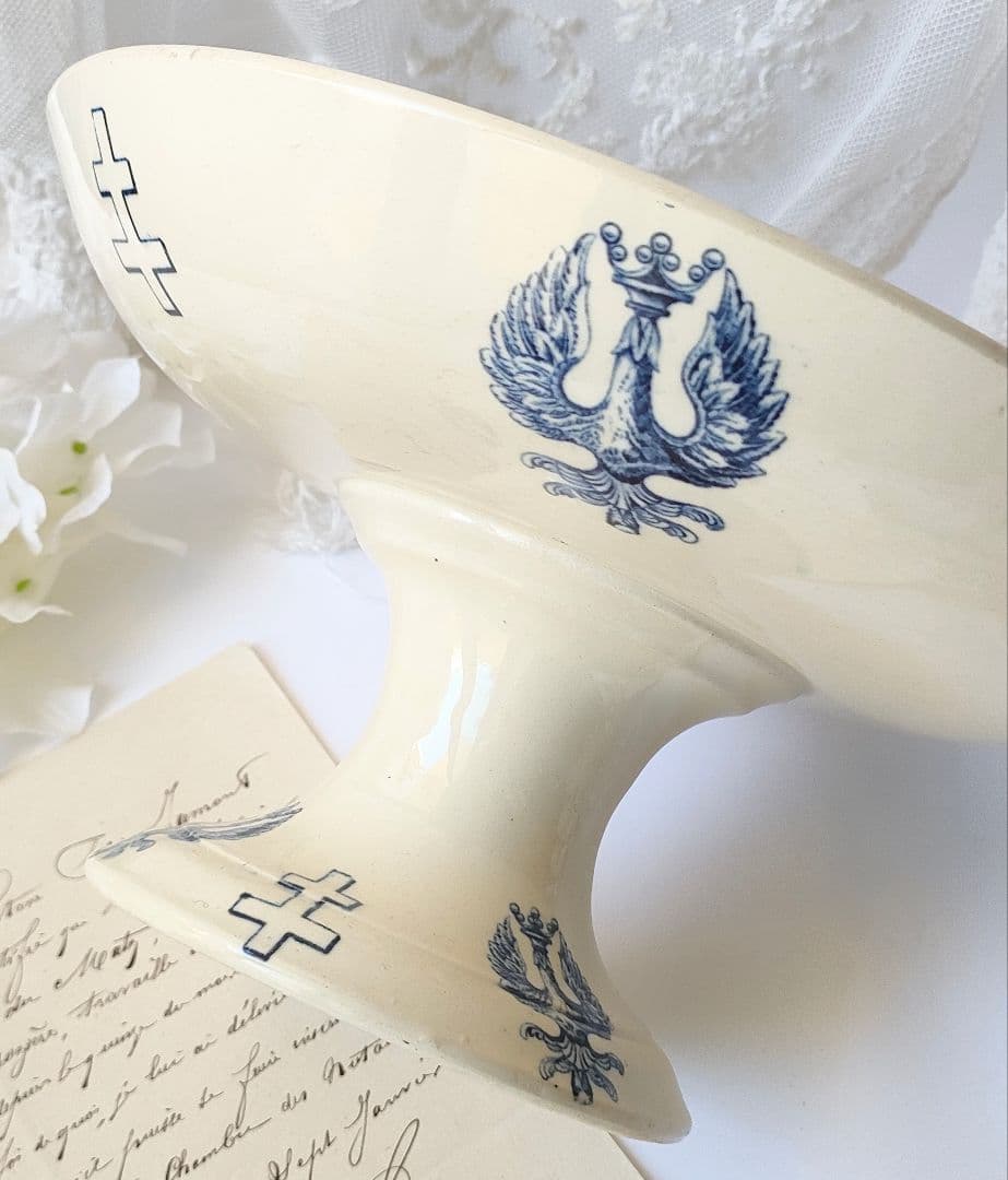 希少　美品　リュネビル　ロレーヌ　コンポティエ　フランスアンティーク