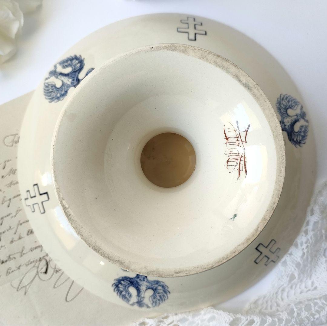 希少　美品　リュネビル　ロレーヌ　コンポティエ　フランスアンティーク